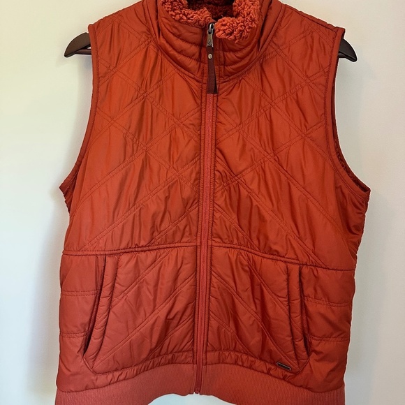Prana Jackets & Blazers - Prana Esla Insulated Vest Women’s Large Burnt Orange Quilted NWOT